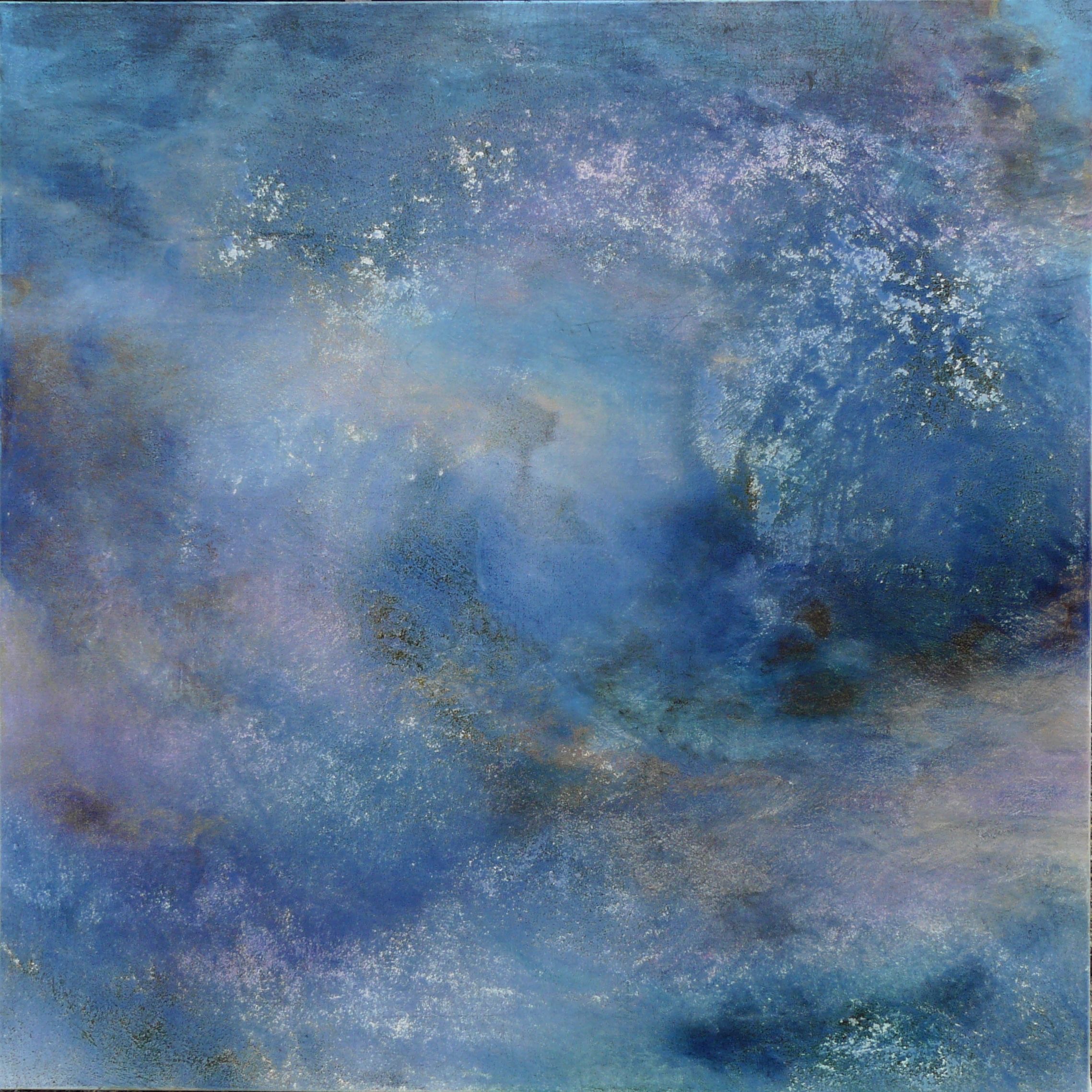 POUSSIERE D'ETOILE 2009, huile sur toile 120 x 120 cm